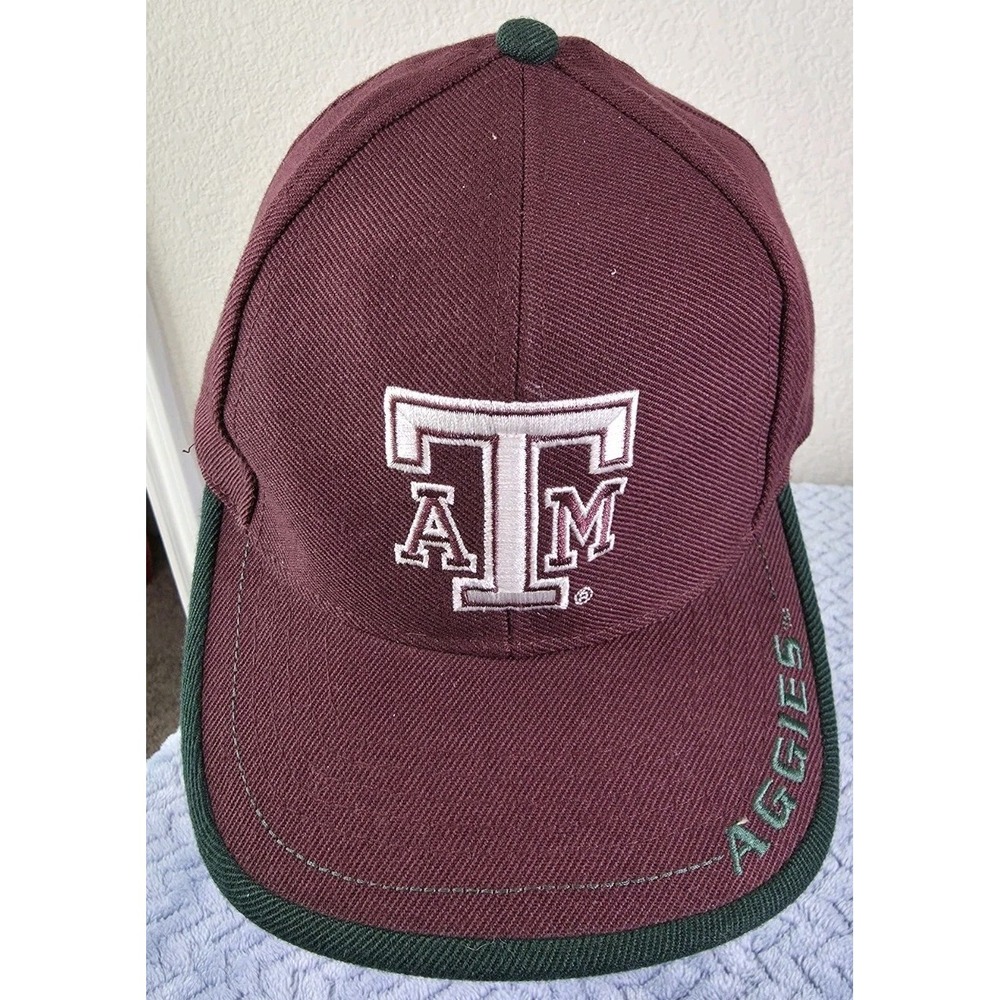 Vintage Logo‎ Athletic Texas A&M Univ. Aggies NCAA Burgundy Adjustable Cap Hat